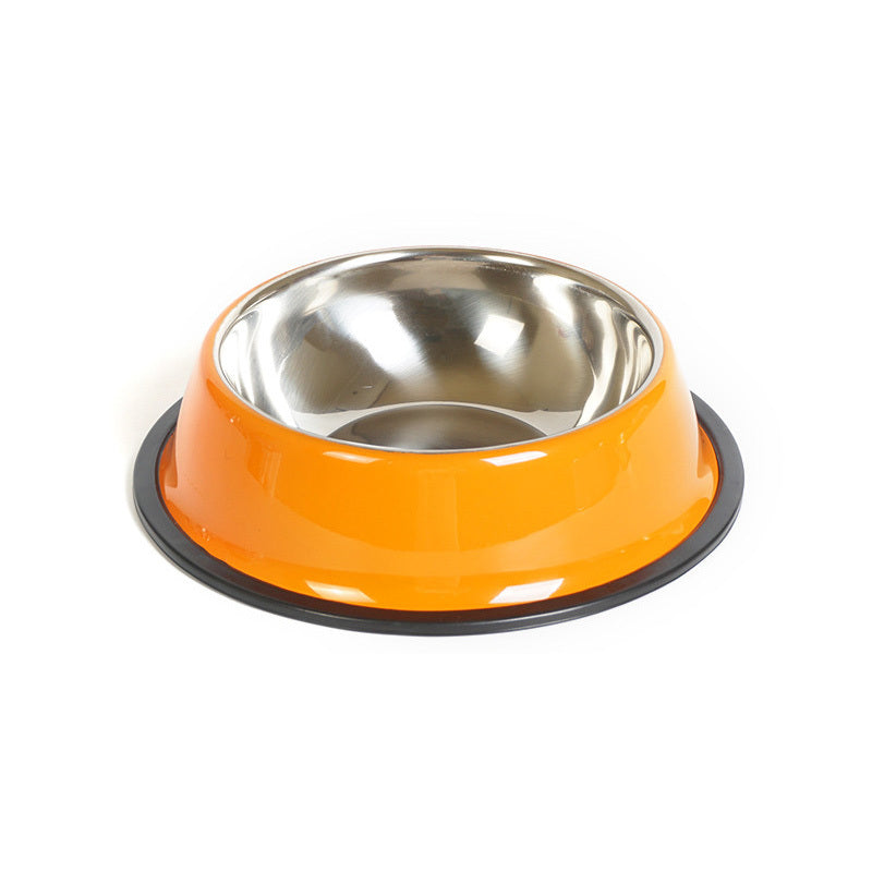 Pet bowl feeding basin