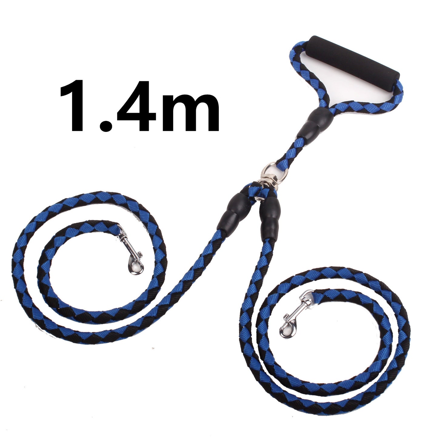 Double-Ended Traction Rope For Walking Dog Leash Collar