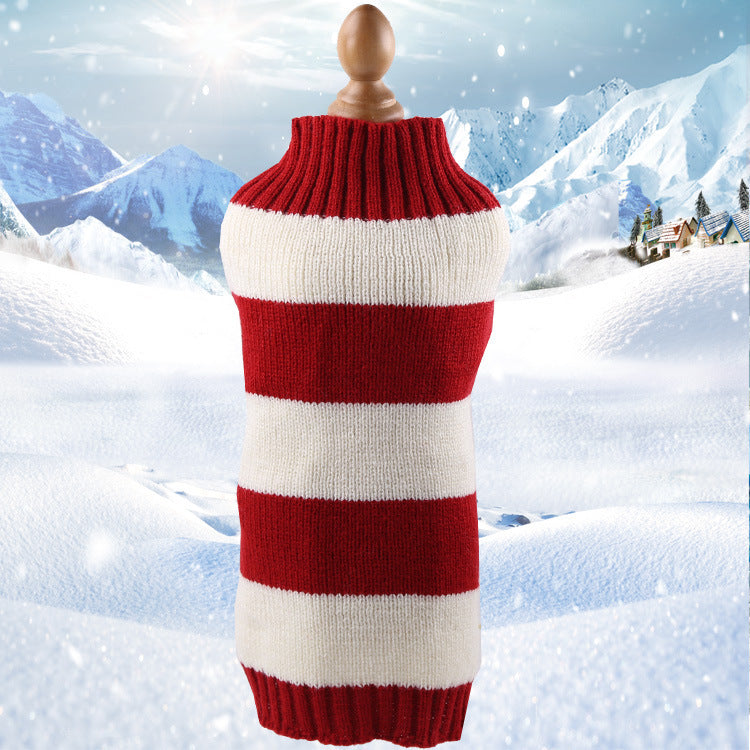 Cashmere Twisted Rope Pet Sweater, Dog Clothes