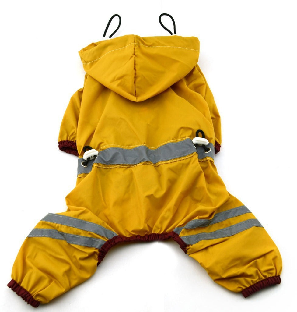 Waterproof Dog Cat Raincoat Reflective Hoodie XS-XXL