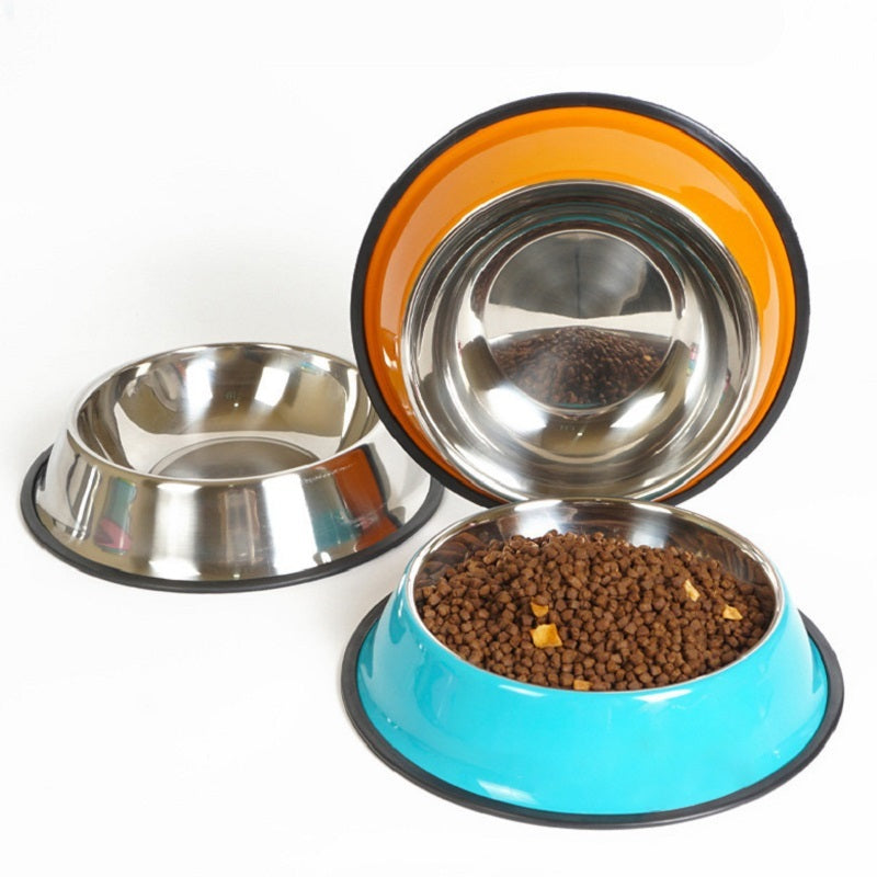 Pet bowl feeding basin