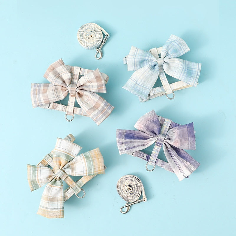 Bow I-shaped Pet Hand Holding Rope