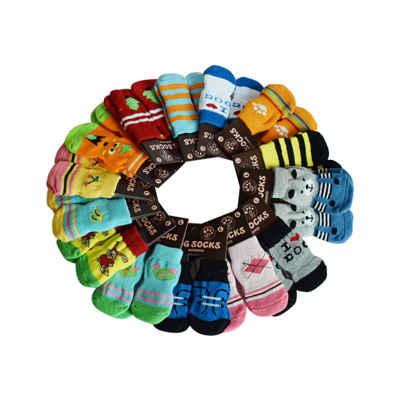 Pet dog socks shoes indoor antiskid VIP Teddy Pomeranian Bichon socks