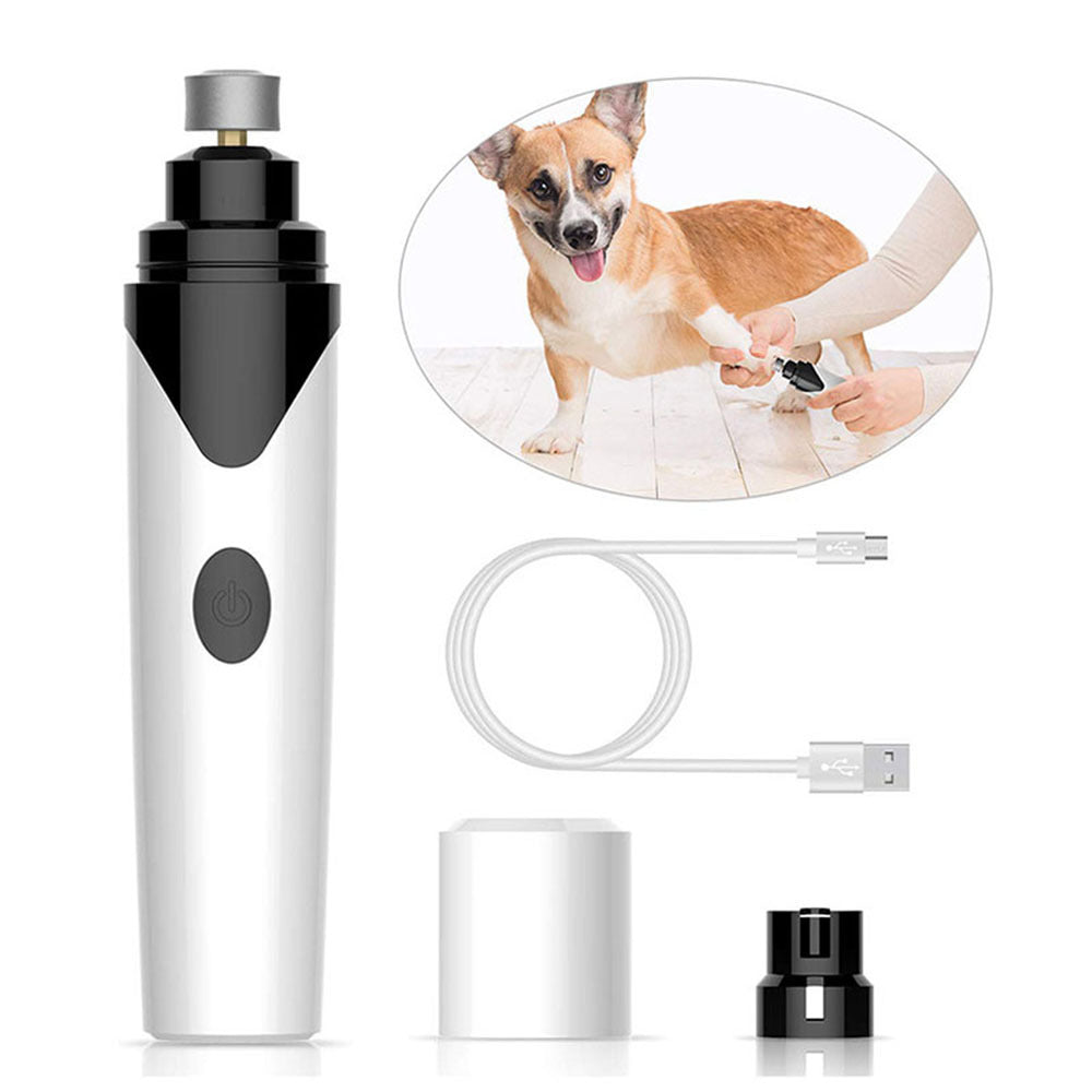 Pet Dog Cat Electric Nail Clippers Cleaning Nails