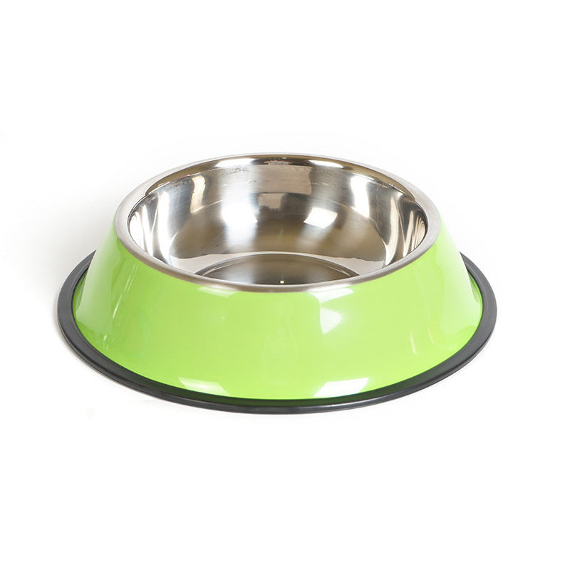 Pet bowl feeding basin
