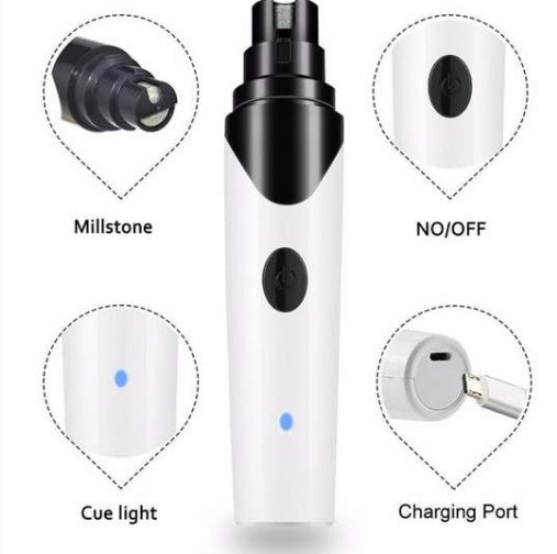 Pet Dog Cat Electric Nail Clippers Cleaning Nails