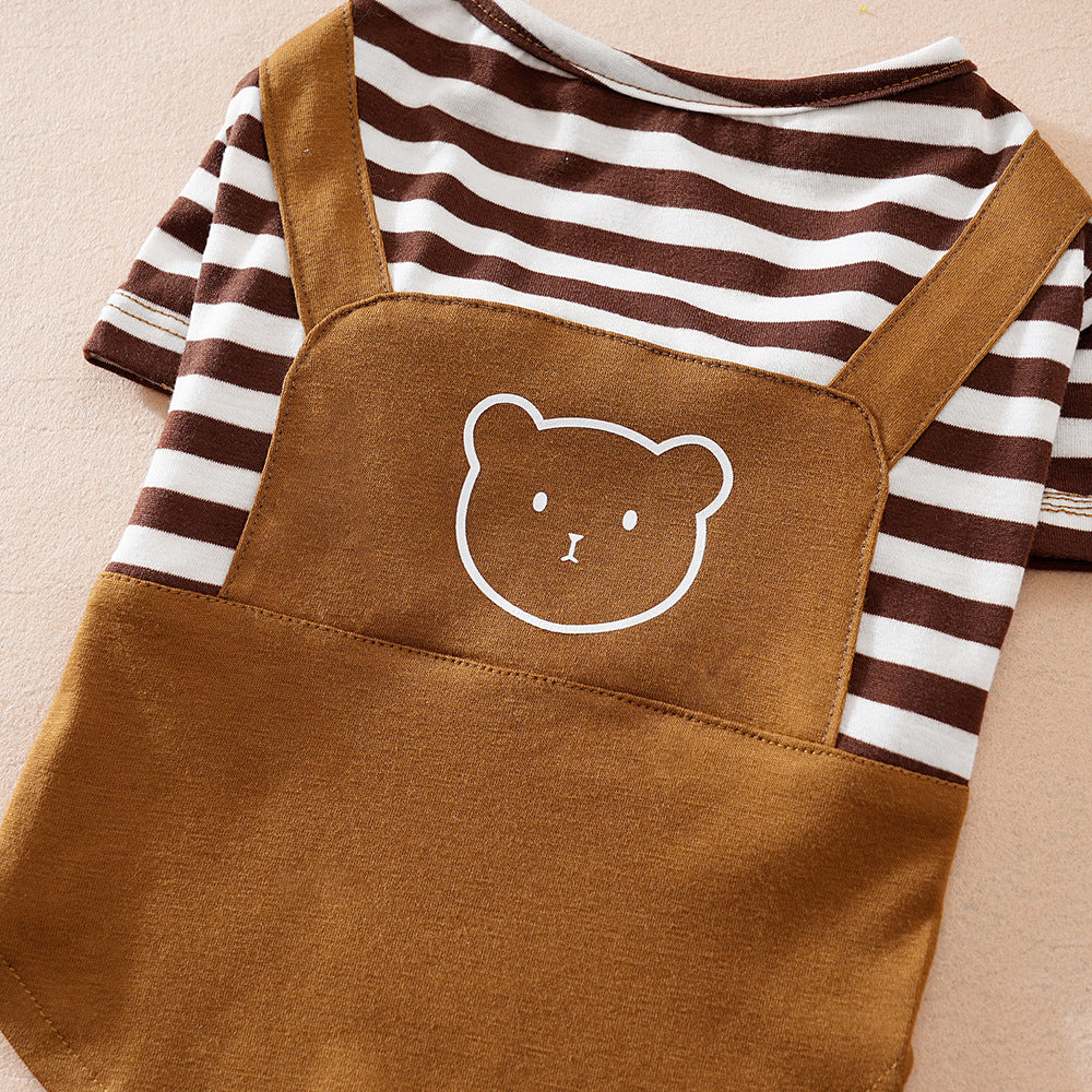 Pet Clothes Overall Suit Cartoon Dog Clothing