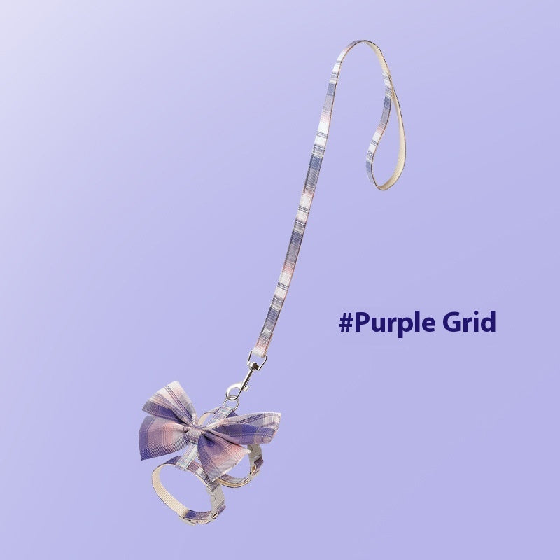 Bow I-shaped Pet Hand Holding Rope