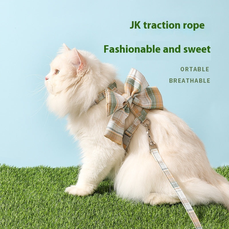 Bow I-shaped Pet Hand Holding Rope