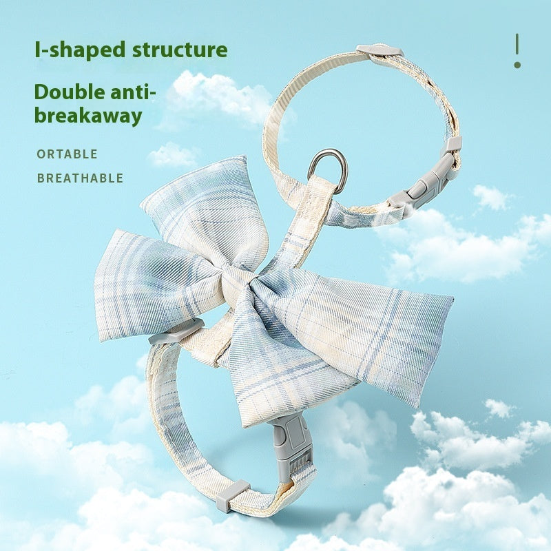 Bow I-shaped Pet Hand Holding Rope