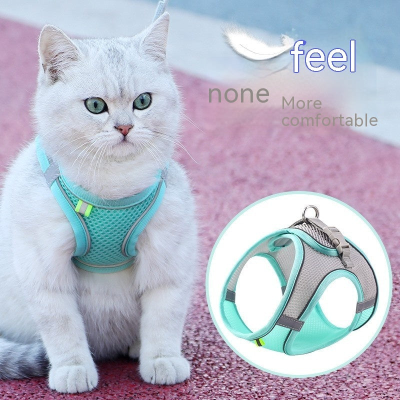 Cat Pulling Rope Vest Pulling Leash