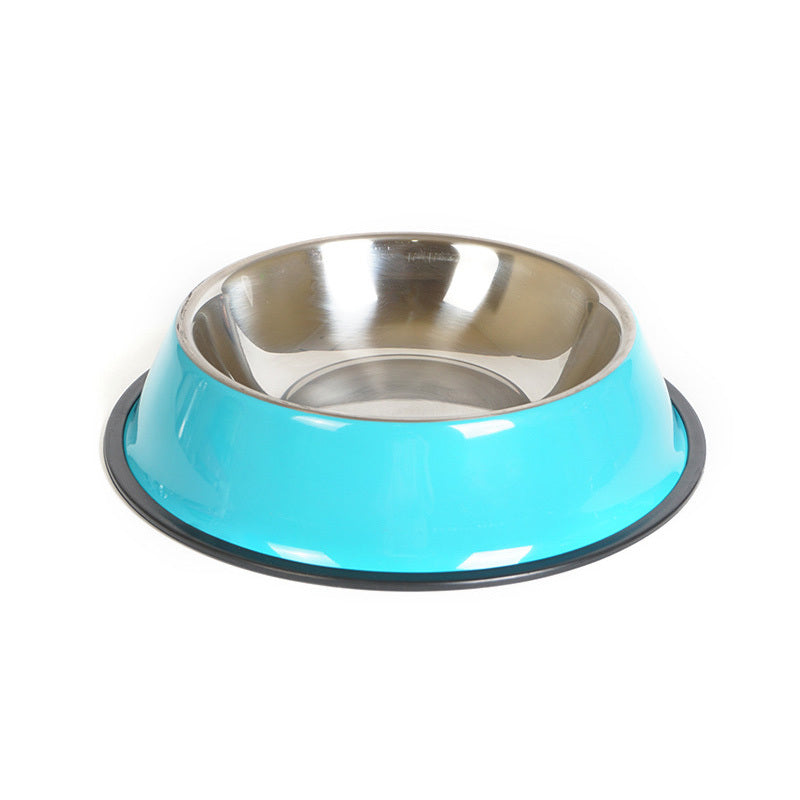 Pet bowl feeding basin