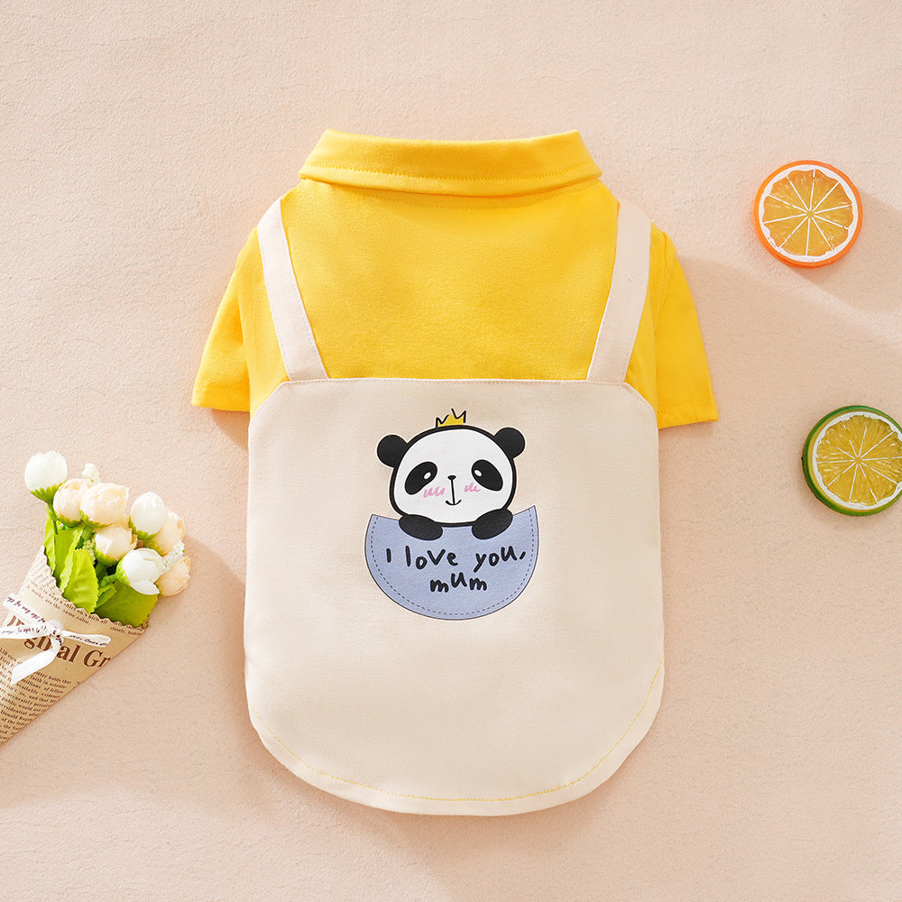 Pet Clothes Overall Suit Cartoon Dog Clothing