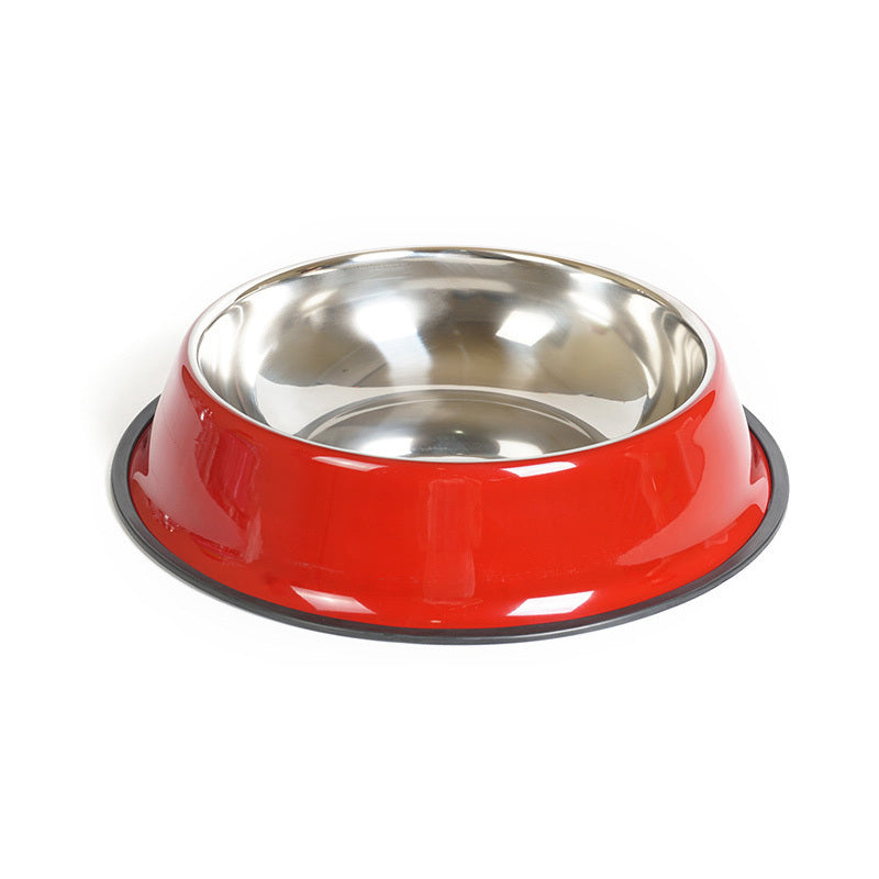 Pet bowl feeding basin