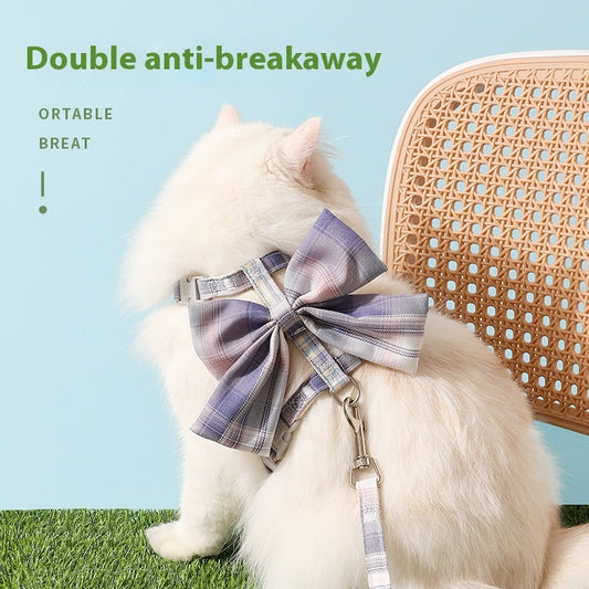 Bow I-shaped Pet Hand Holding Rope