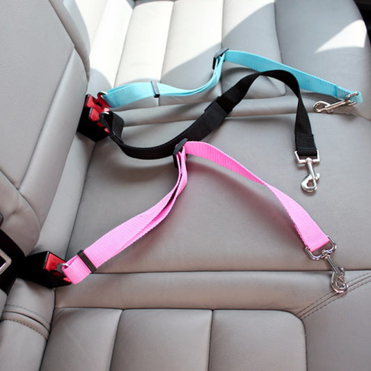 Retractable Dog Safety Car Belt For Pet Car Safety Buckle