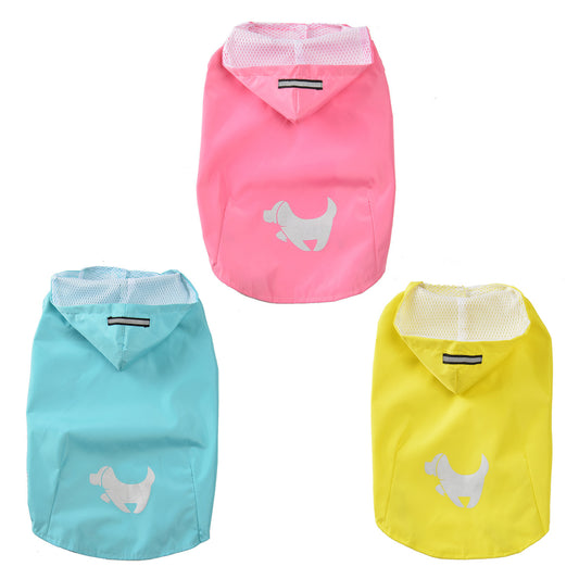 Puppy print raincoat