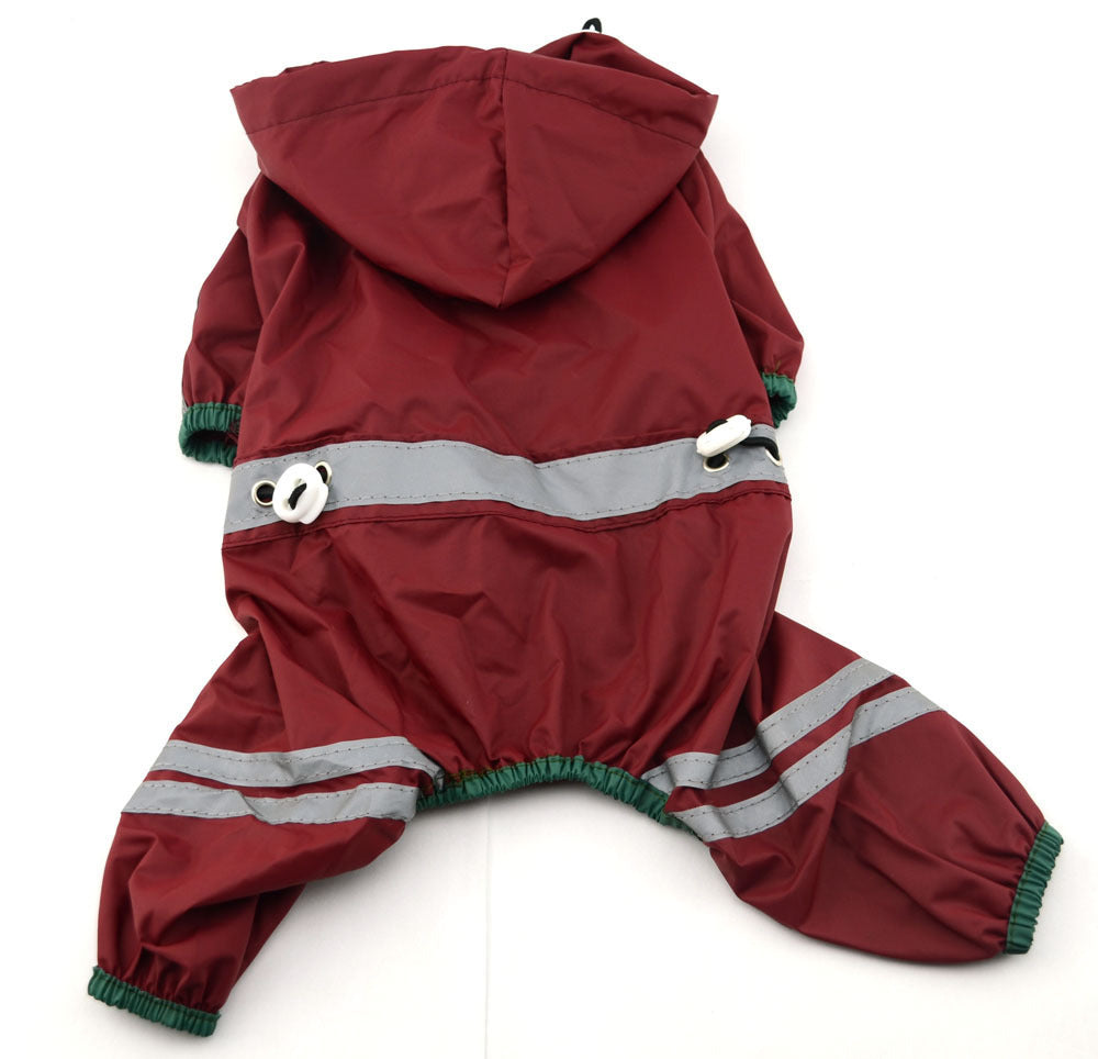 Waterproof Dog Cat Raincoat Reflective Hoodie XS-XXL