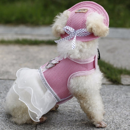 Pet Sandwich Mesh Breathable Sun Hat