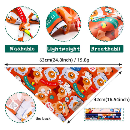 Cute Cartoon Pet Saliva Towel Spring And Summer