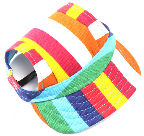 Pet Baseball   Canvas Dog Peak   Sun Hat Camouflage Beach Hat
