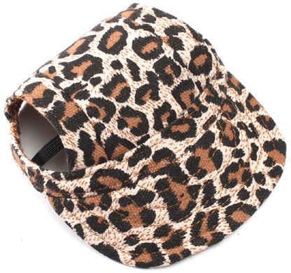 Pet Baseball   Canvas Dog Peak   Sun Hat Camouflage Beach Hat