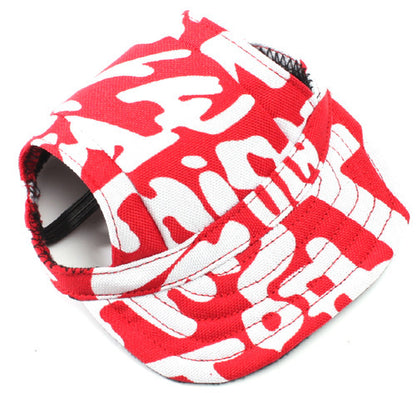 Pet Baseball   Canvas Dog Peak   Sun Hat Camouflage Beach Hat
