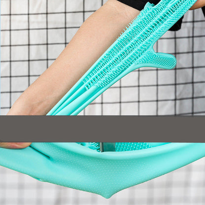 Silicone Dog Grooming Hair Glove Bath Cleaning Brushes