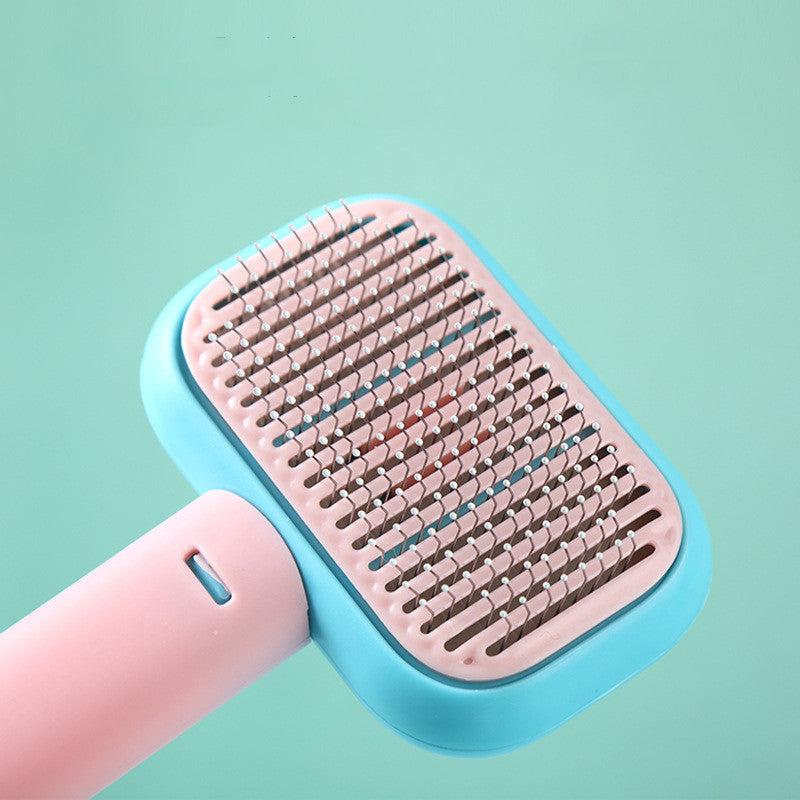 Cat Dog Hair Massage Comb Open-Knot Stainless Steel Comb