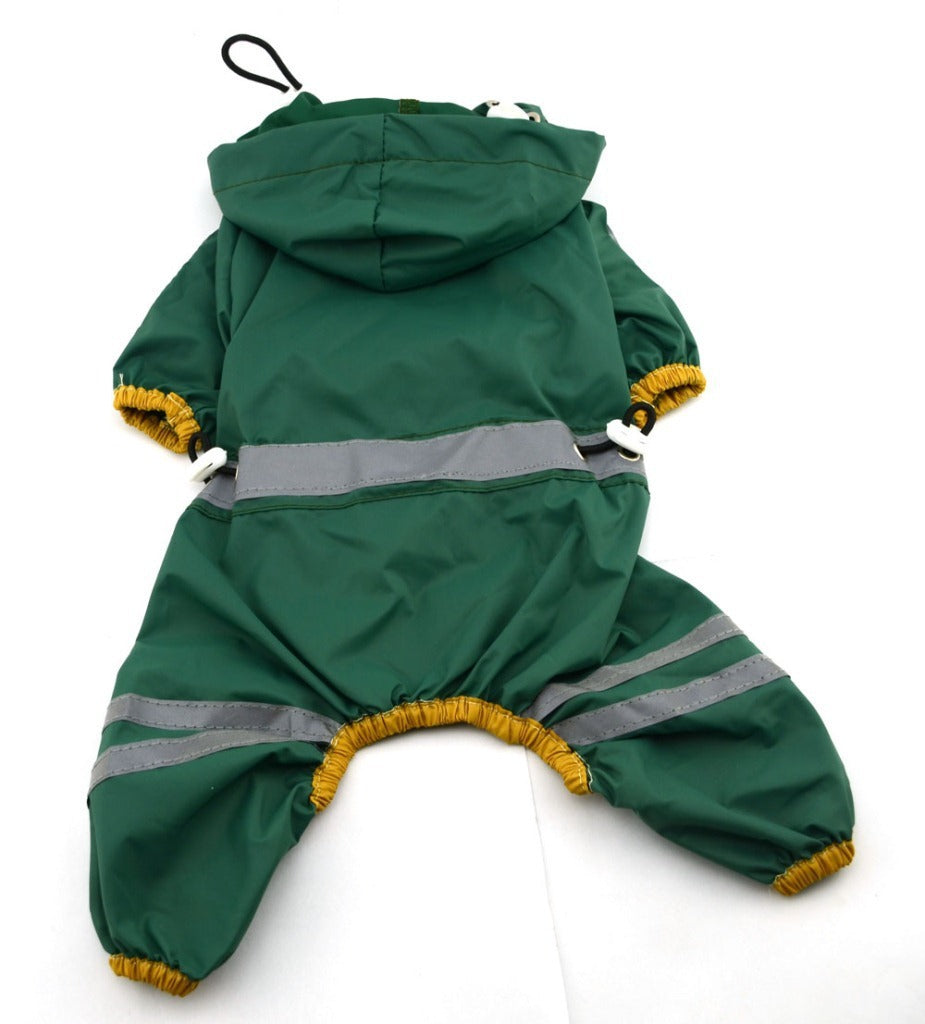 Waterproof Dog Cat Raincoat Reflective Hoodie XS-XXL