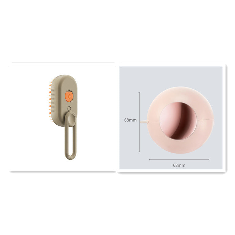 Steam Brush 3 In 1 Electric Spray Hair Brushes For Massage Pet Grooming Comb