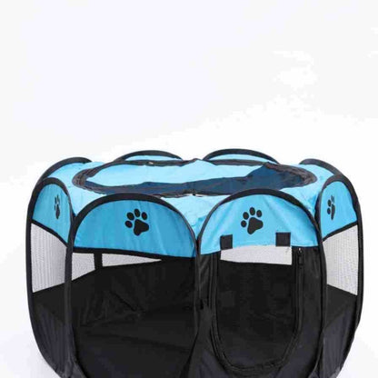 Octagonal Cage Fence Pet Cloth Tent Easy Storage