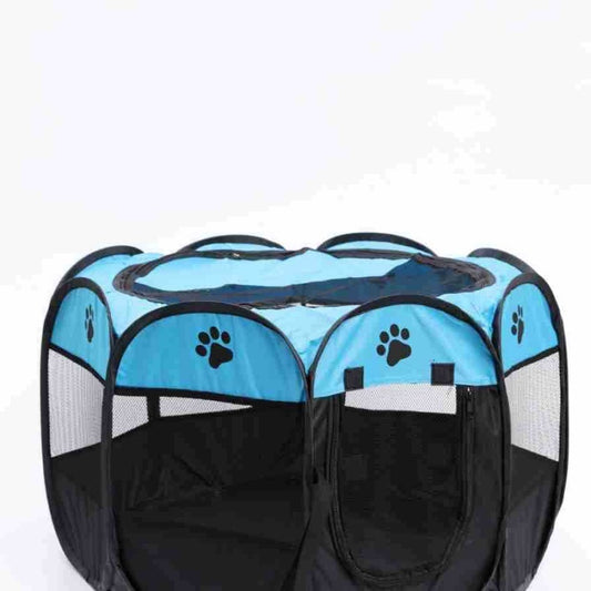 Octagonal Cage Fence Pet Cloth Tent Easy Storage