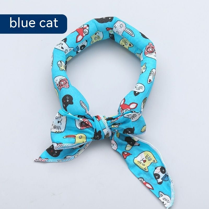 Pet Summer Scarf Cooling And Heatstroke Prevention