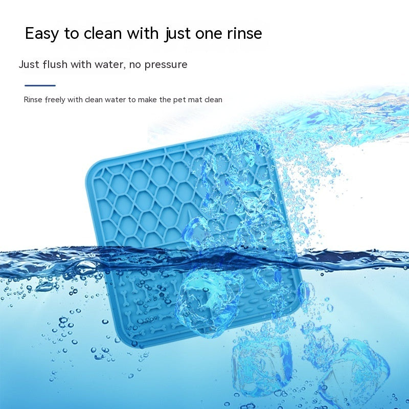 Silicone Pet Slow Food Tableware Suction Cup Dog Mat