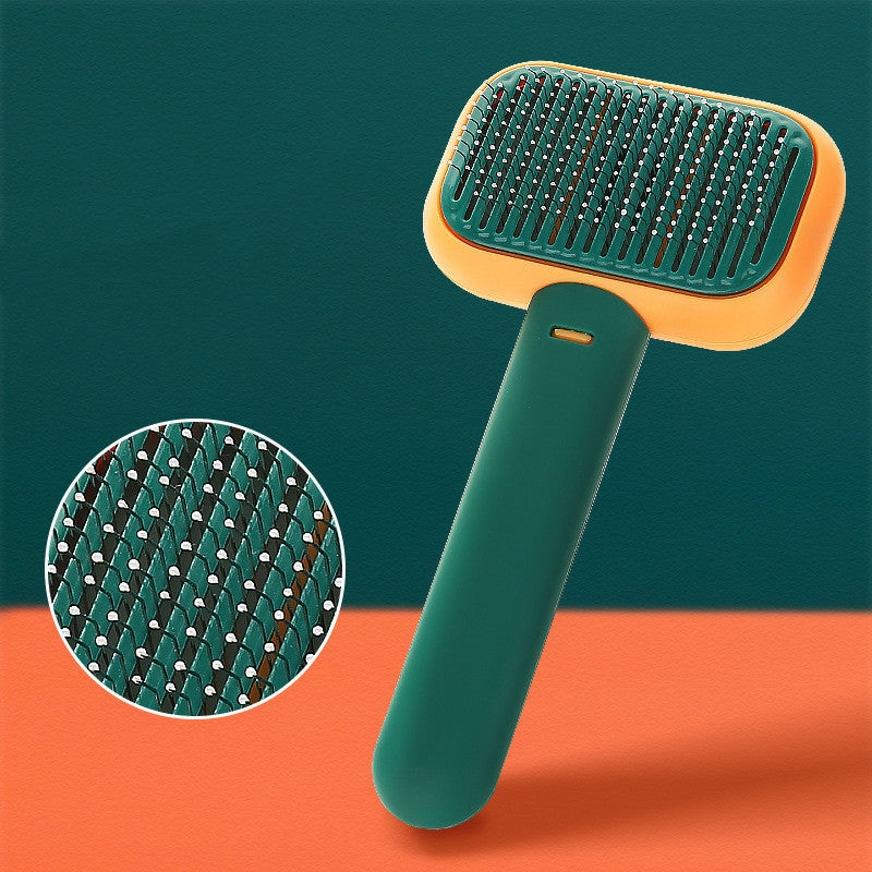 Cat Dog Hair Massage Comb Open-Knot Stainless Steel Comb