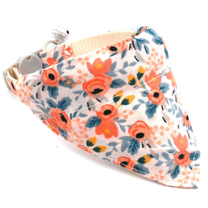 Pet Triangular Scarf Collar Small Floral