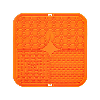 Silicone Pet Slow Food Tableware Suction Cup Dog Mat