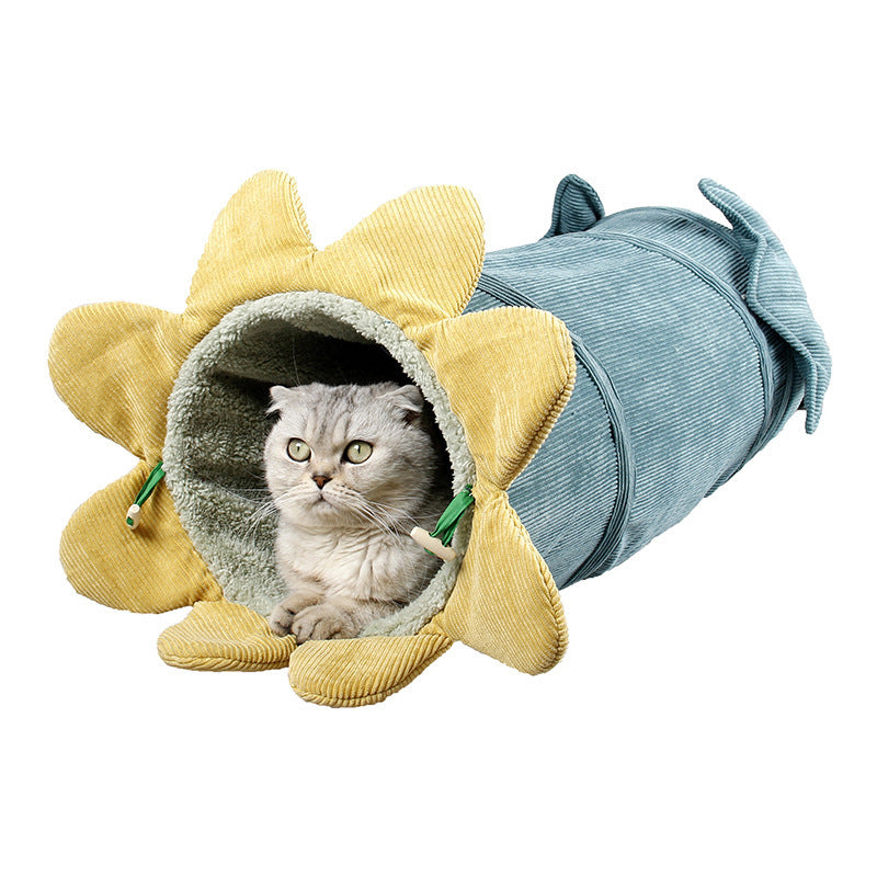 Creative Fruit Funny Pet Cat Tunnel Toys Puppy Ferrets Rabbit Play Dog Tunnel Tubes