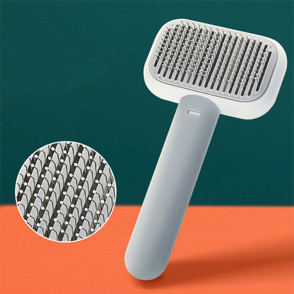 Cat Dog Hair Massage Comb Open-Knot Stainless Steel Comb