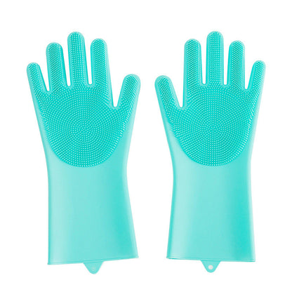 Silicone Dog Grooming Hair Glove Bath Cleaning Brushes