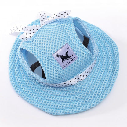 Pet Sandwich Mesh Breathable Sun Hat