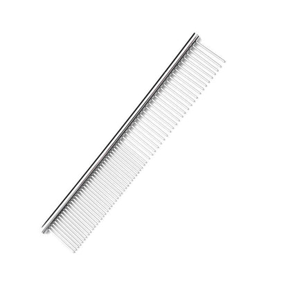 Pet Cat Dog Stainless Steel Straight Comb