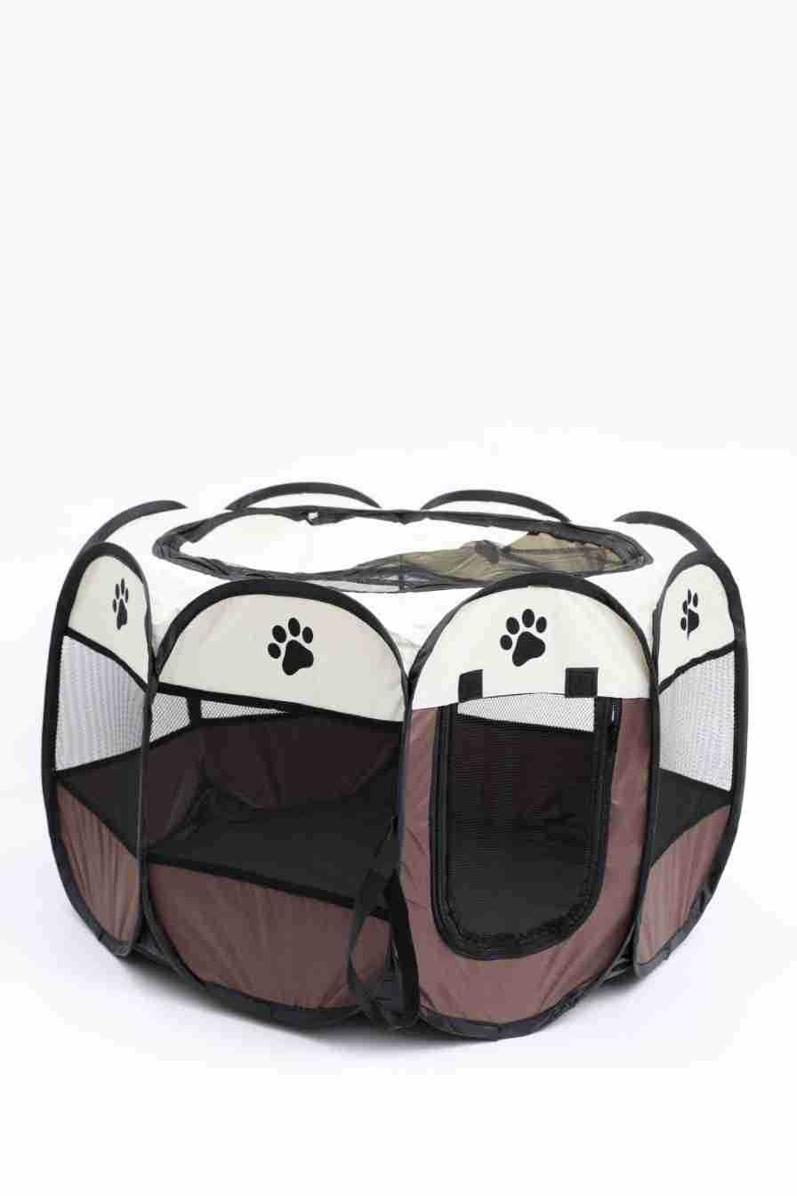 Octagonal Cage Fence Pet Cloth Tent Easy Storage