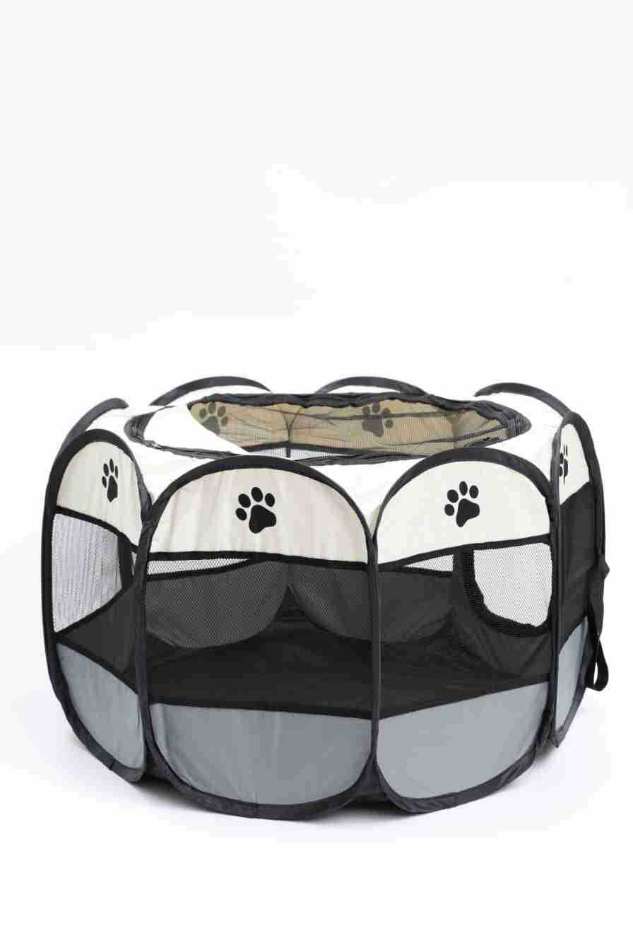 Octagonal Cage Fence Pet Cloth Tent Easy Storage