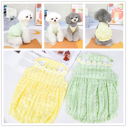Pet Fashion Spring Summer Puppy Clothes Dress