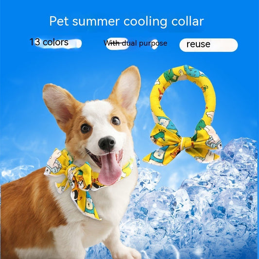 Pet Summer Scarf Cooling And Heatstroke Prevention