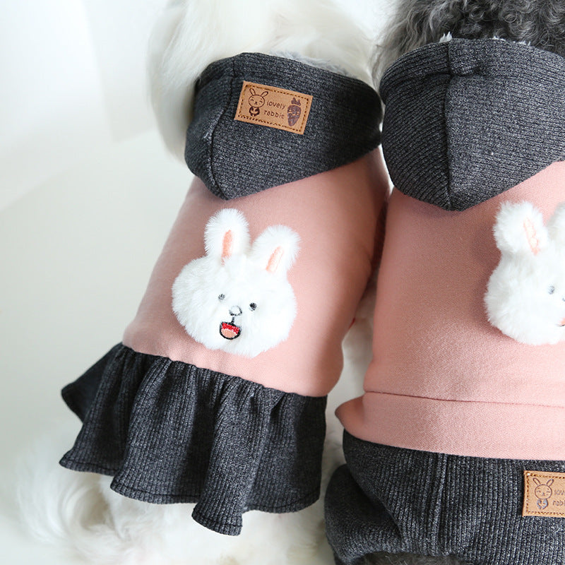 Lesser Panda Star Grid Pet Dog Clothes