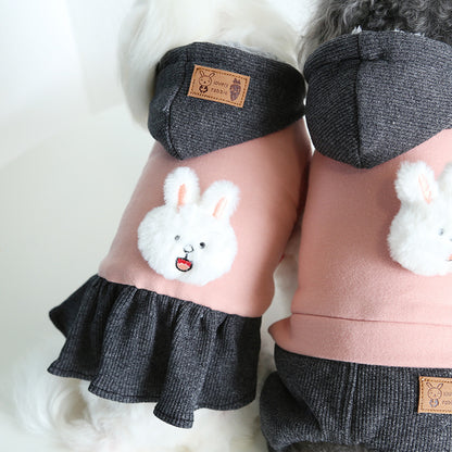Lesser Panda Star Grid Pet Dog Clothes