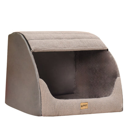 Warm Medium Large Dog Removable And Washable Pet Bed